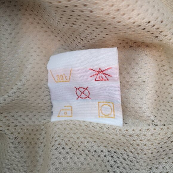 Palmer Golf Men's Size 44 Large Beige 1/2 Zip Loose Fit Pullover - Picture 6 of 11